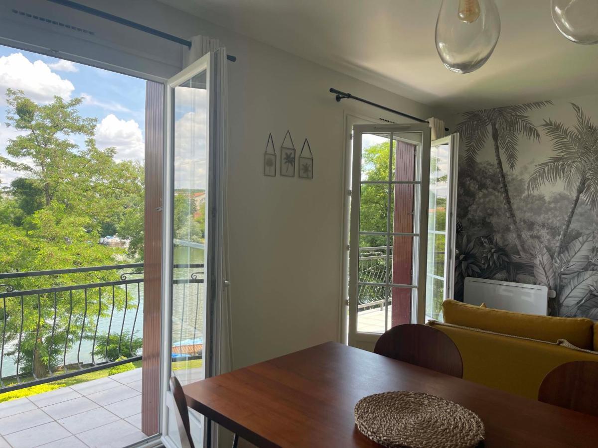 Ambiance Seine, Appartement Lumineux En Bordure De Seine - Chouette Thomery Exterior foto